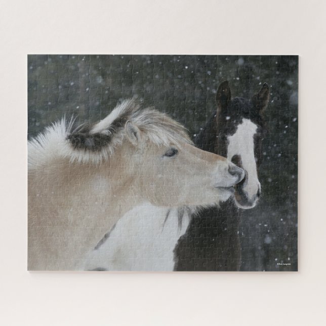 Puzzle Bob Langrish | Dos Ponies Reunidos En La Captura D (Horizontal)