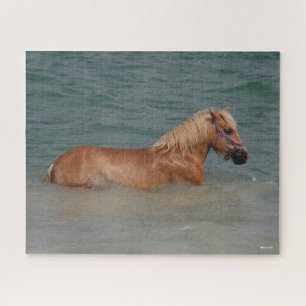 Puzzle Bob Langrish   Haflinger De Caballos Nadando En El