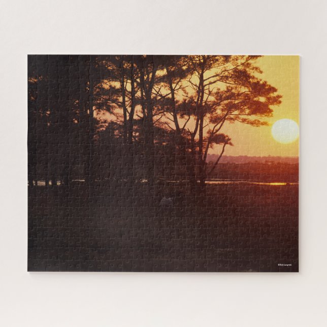 Puzzle Bob Langrish | La puesta de sol de Chincoteague Gr (Horizontal)