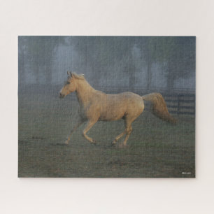 Puzzle Bob Langrish Palomino Tennessee Walker en niebla