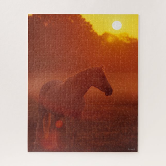 Puzzle Bob Langrish | Parada árabe gris al atardecer (Vertical)