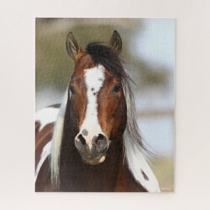 Puzzle Bob Langrish   Pintura de la cabeza de Stallion