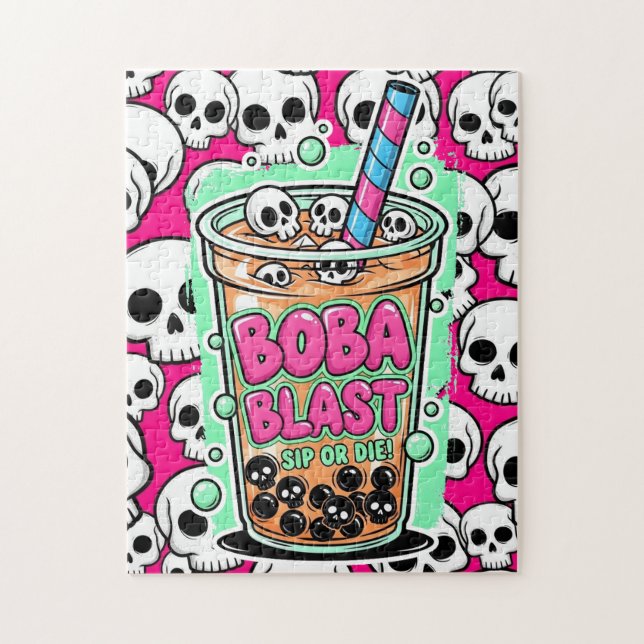 Puzzle Boba Blast – ¡Bebe o Muere! (Vertical)