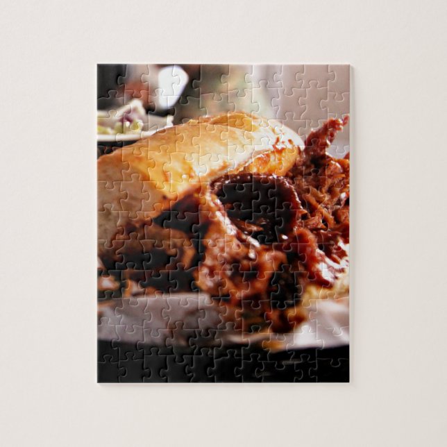 Puzzle Bocadillo de la falda de carne de vaca del Bbq (Vertical)