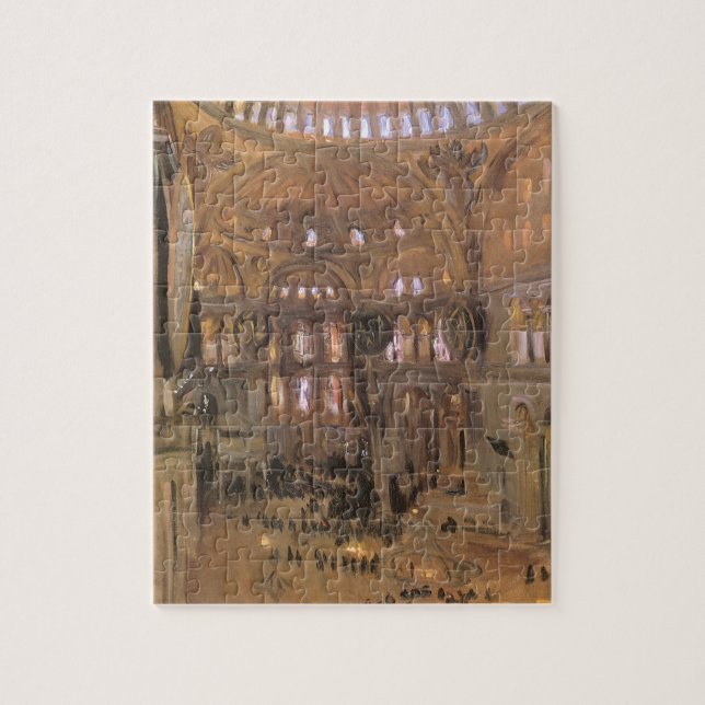 Puzzle Boceto de Santa Sofía de John Singer Sargent (Vertical)