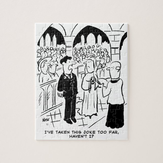 Puzzle Boda - Bridegroom Chiste práctico Personalizado (Vertical)