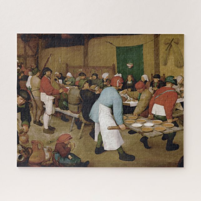 Puzzle Boda campesina de Pieter Bruegel, el anciano (Horizontal)