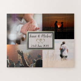 Puzzle Boda Collage de fotos personalizado
