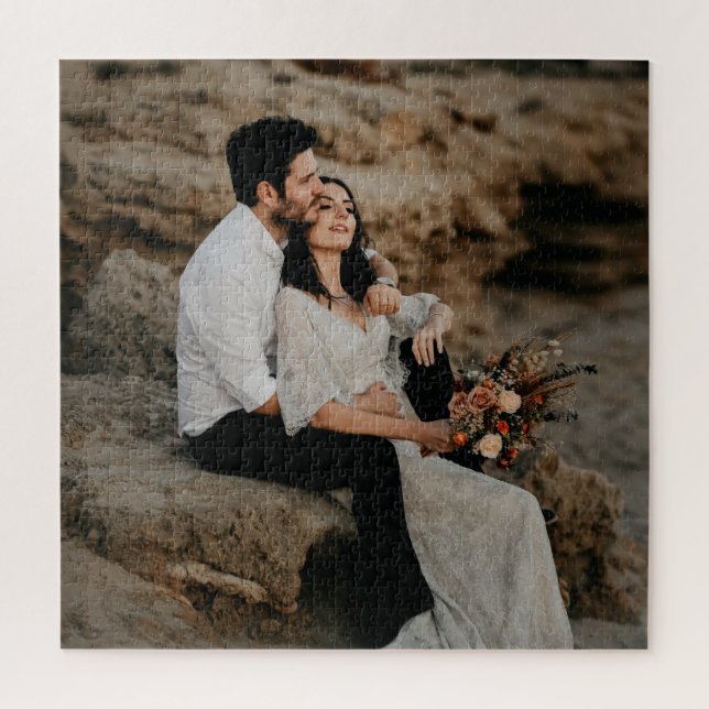 Puzzle Boda de pareja de 20" x 20" (Vertical)