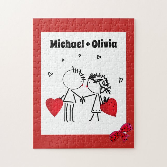 Puzzle Boda, El día de San Valentín (Vertical)