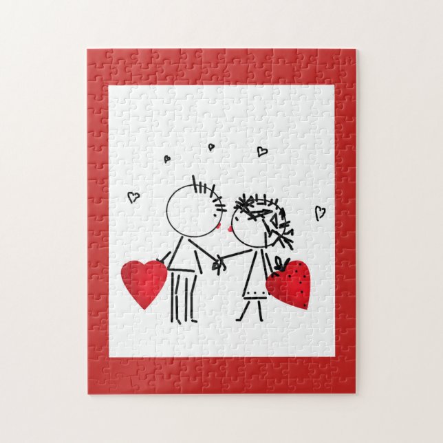 Puzzle Boda, El día de San Valentín (Vertical)