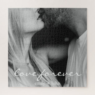 Puzzle Boda Forever Names Date Photo