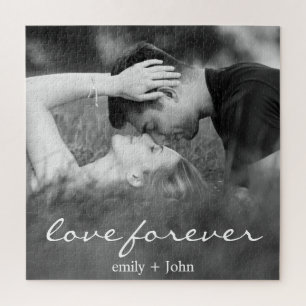 Puzzle Boda Forever Names Date Photo