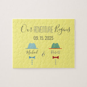 Puzzle Boda Gay Guardar la Fecha