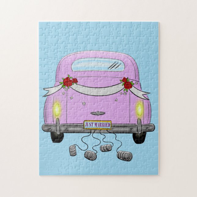PUZZLE BODA GIFT PUZZLE, COCHE CASADO (Vertical)