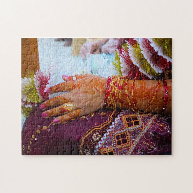Puzzle Boda Hunza Pakistán. (Horizontal)