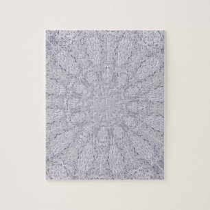 Puzzle Boda Lace Blanco Mandala Kaleidoscope Resumen 1