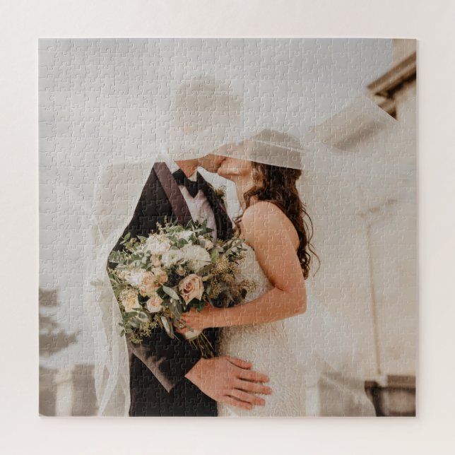 Puzzle Boda Photo Keepsake (Vertical)