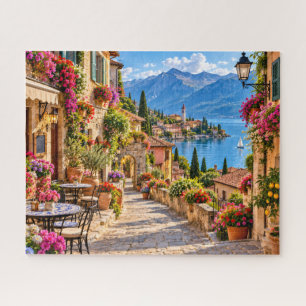 Puzzle Boda romántica junto al lago con destino