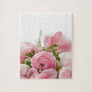Puzzle Boda romántico Amor Flor rosa suave Bouquet