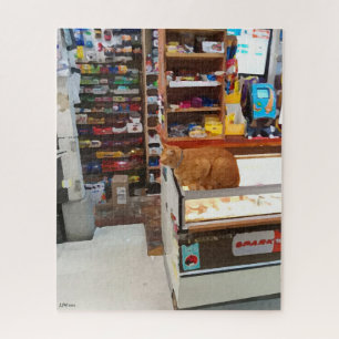 Puzzle Bodega Cat Poster