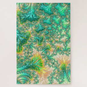 Puzzle Bohemio Vibrante Trippy Fractal Abstracto Espiral