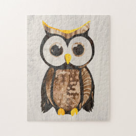 Puzzle  Bois - Chouette - Wood Owl