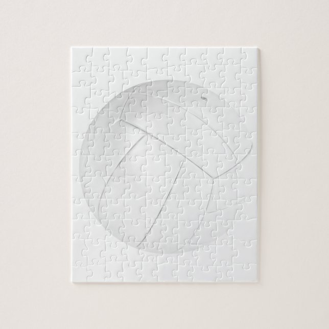 Puzzle Bola blanca del voleibol (Vertical)