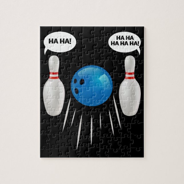 Puzzle Bola divertida - Regalo para Bowlers (Vertical)