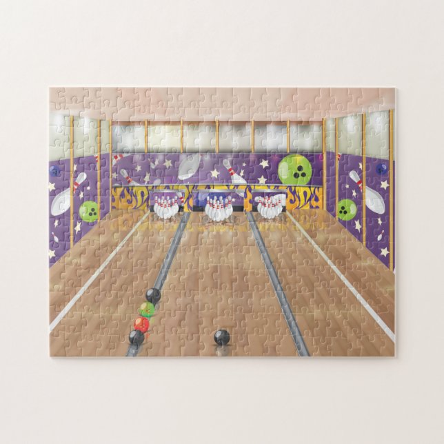 Puzzle Boliche de diez bolos (Horizontal)