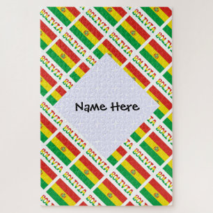 Puzzle Bolivia Bandera Boliviana Personalizada en mosaico