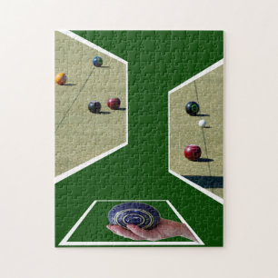 Puzzle Bolos de césped Arte Dimensional,
