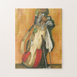 Puzzle Bolsa de golf con guante de Jennifer Goldberger