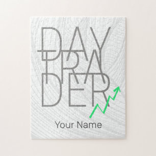 Puzzle Bolsa de Valores de Day Trader y Cryptocurrency