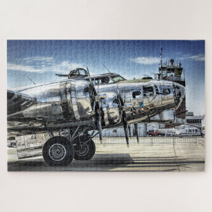 Puzzle Bombardero clásico b-17 wwii
