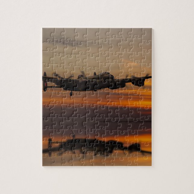 Puzzle bombardero de Lancaster el estiramiento del hogar (Vertical)