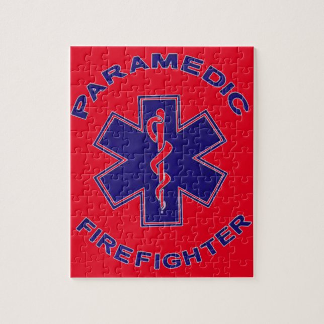 Puzzle Bombero paramédico (Vertical)