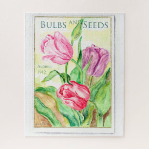 Puzzle Bombillas antiguas y semillas