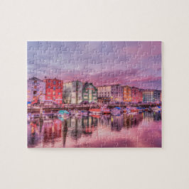 Puzzle Bonita foto de viaje de Noruega Sunset
