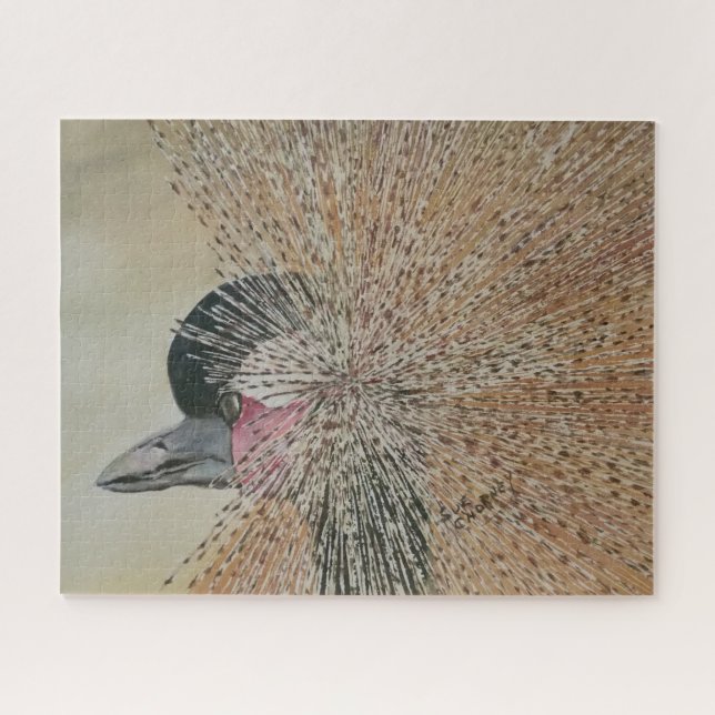 Puzzle Bonita grúa africana (Horizontal)