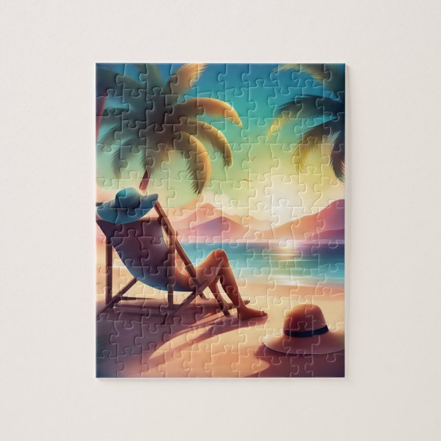 Puzzle bonita playa (Vertical)