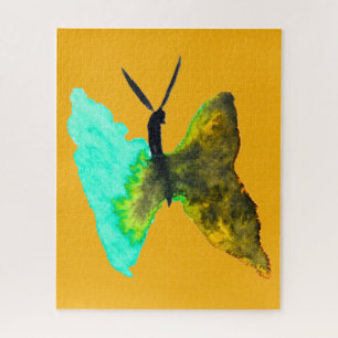 Puzzle Bonito acuática de color mariposa