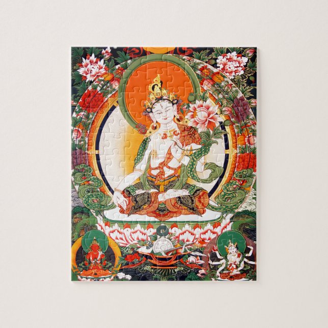 Puzzle Bonito arte budista tibetano (Vertical)