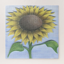 Puzzle Bonito dibujo de girasol