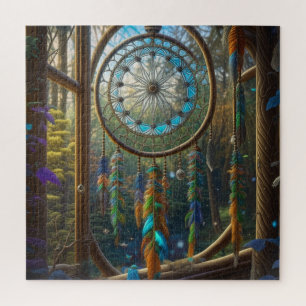 Puzzle Bonito Intrincada Suncatcher Dreamcatcher