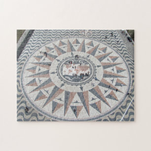 Puzzle Bonito mosaico en Lisboa, Portugal