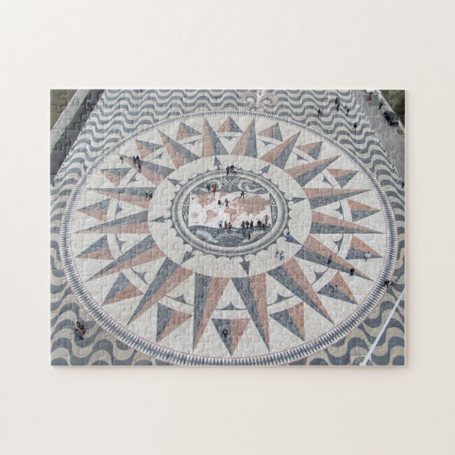 Puzzle Bonito mosaico en Lisboa, Portugal (Horizontal)