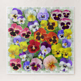 Puzzle Bonito Pansy Collage