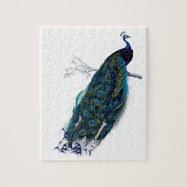Puzzle Bonito pavo real (Vertical)