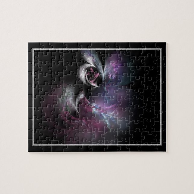 Puzzle Bonito Rosa Fractal (Horizontal)